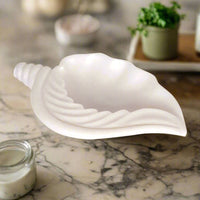 Handcrafted Marble Urli Bowl with Leaf Design