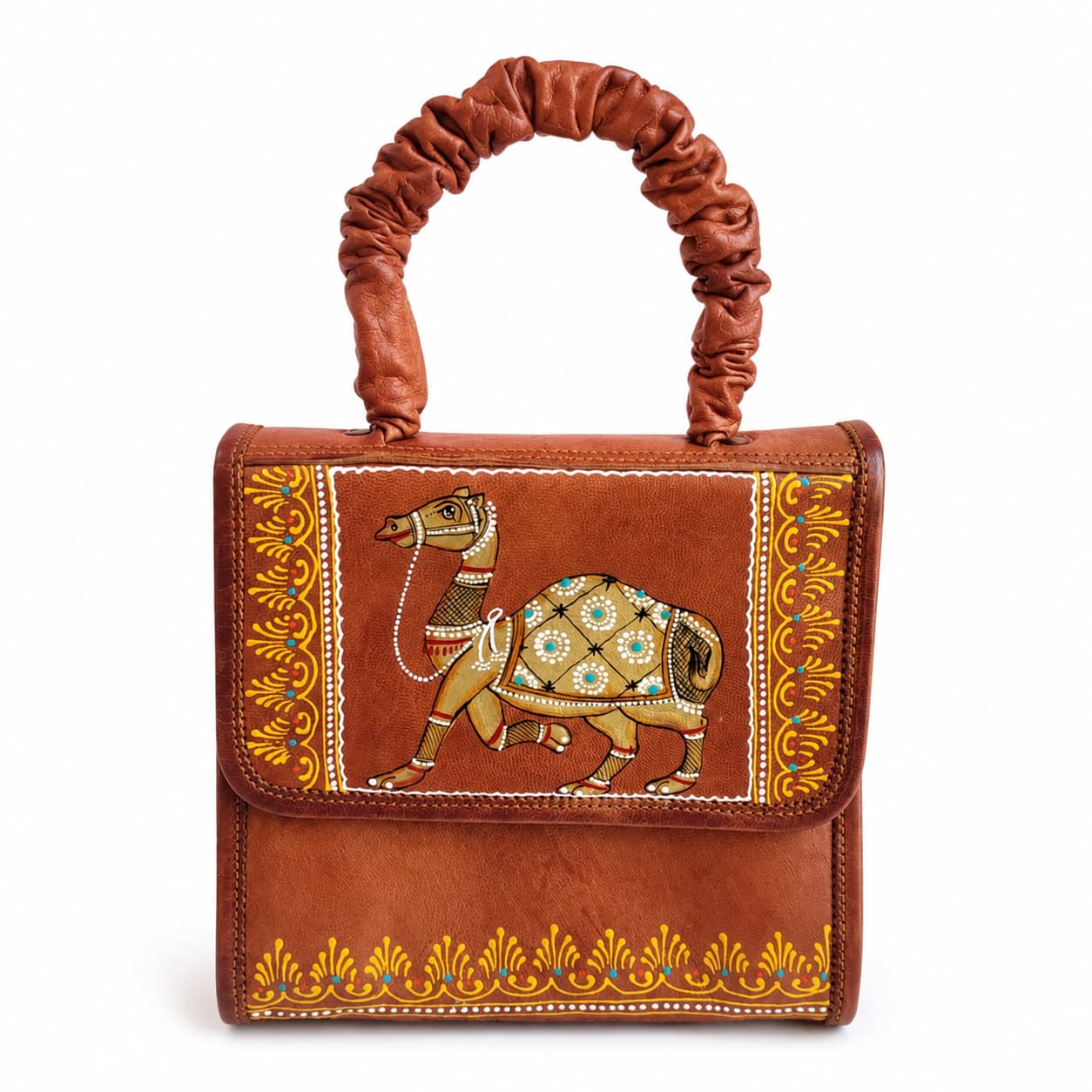 Handcrafted & Hand - painted leather Bags