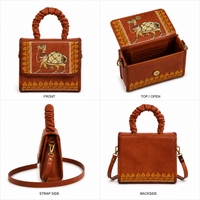 Handcrafted & Hand - painted leather Bags