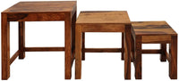solid wooden nesting table
